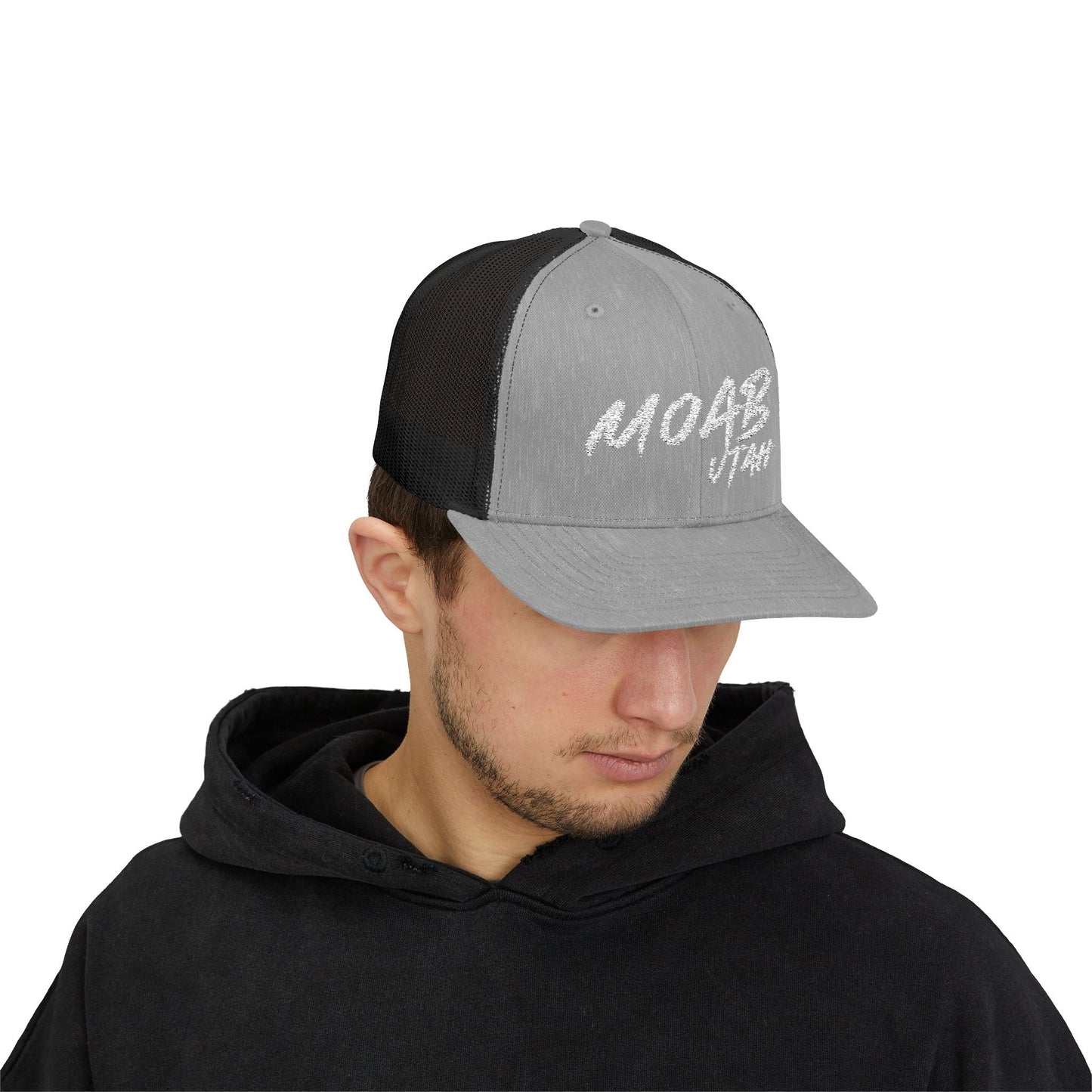 Moab Utah Snapback Trucker Cap – Stylish Outdoor Hat for Adventure Lovers