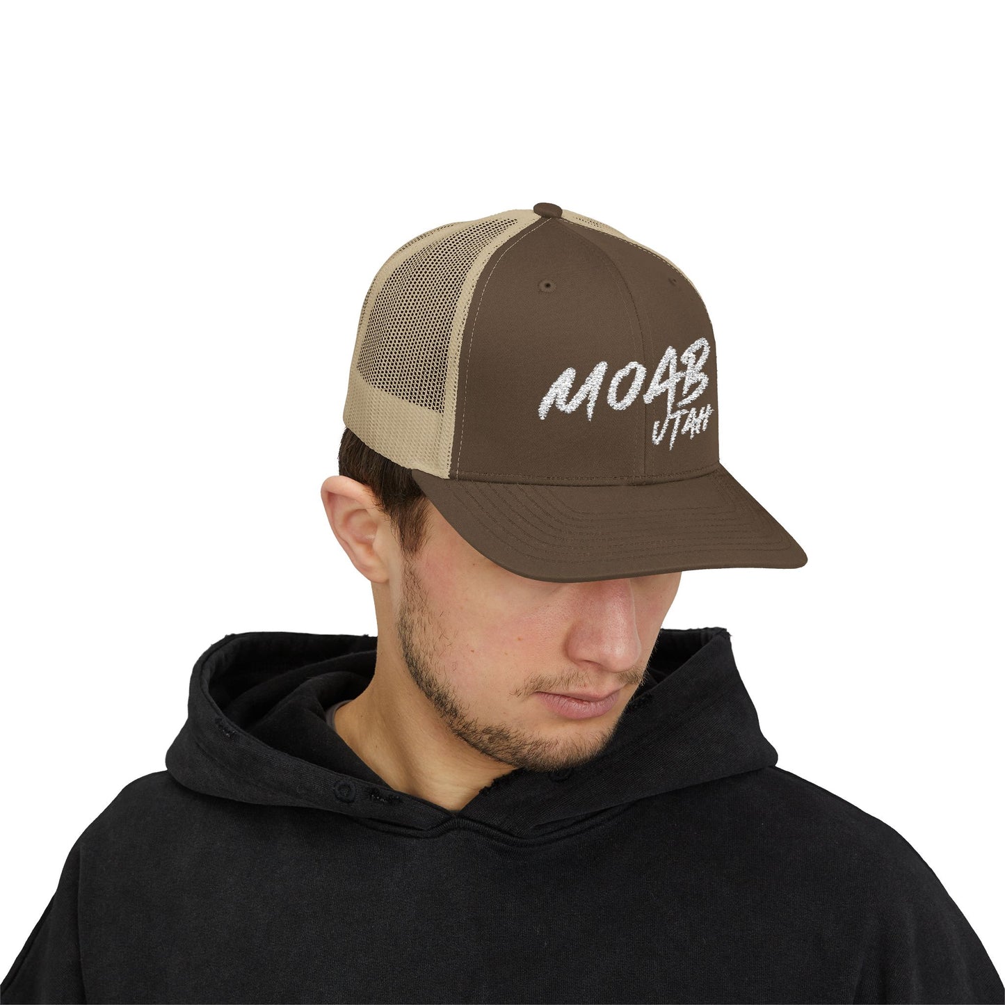 Moab Utah Snapback Trucker Cap – Stylish Outdoor Hat for Adventure Lovers