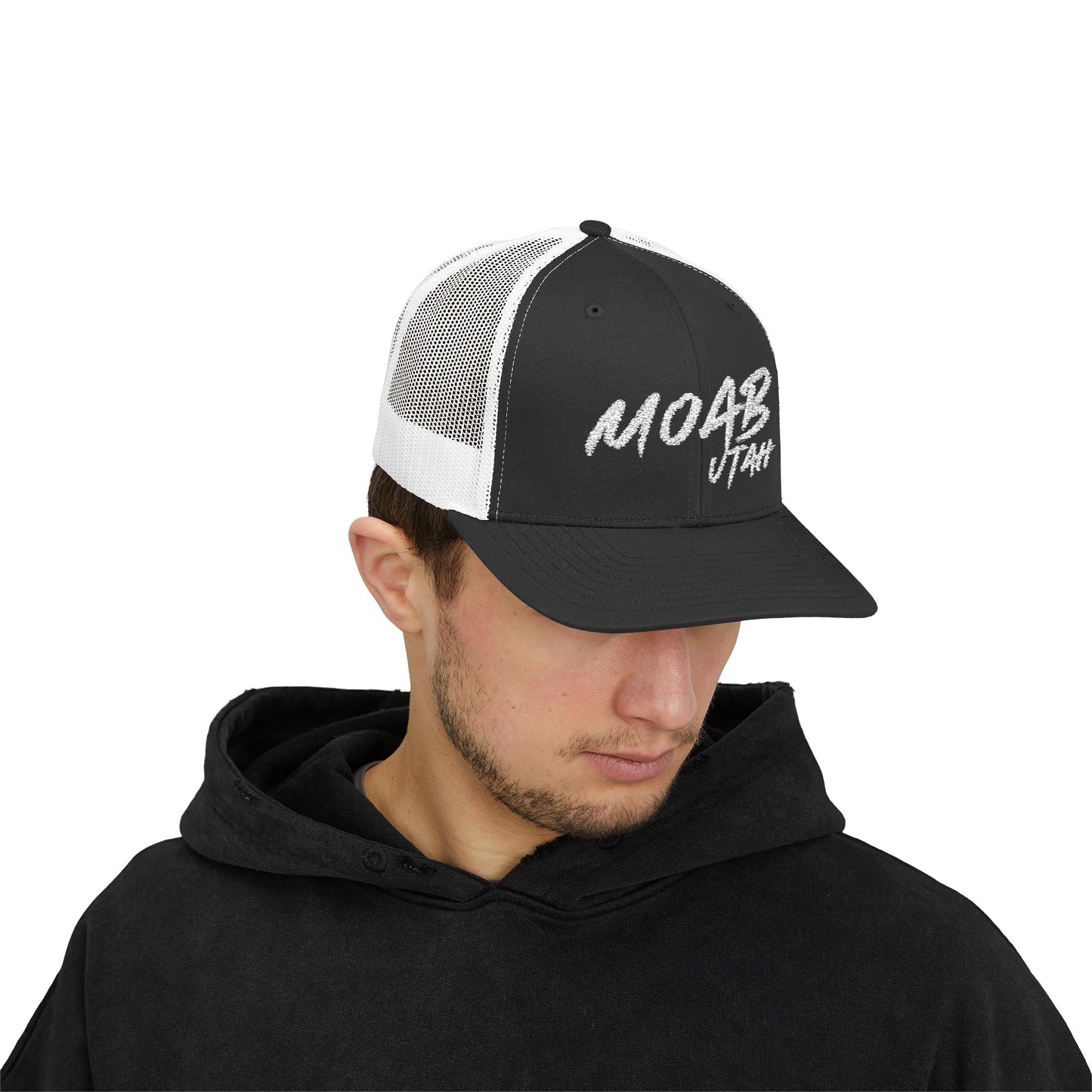 Moab Utah Snapback Trucker Cap – Stylish Outdoor Hat for Adventure Lovers