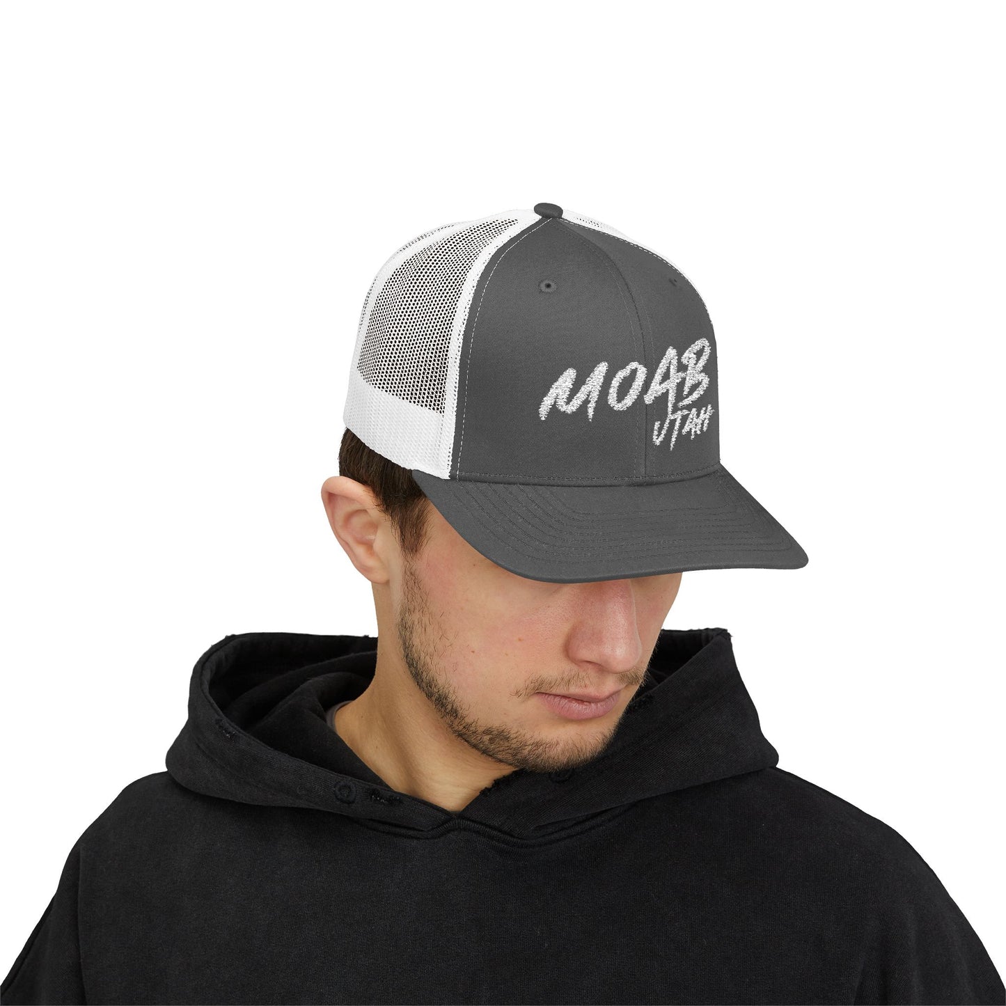 Moab Utah Snapback Trucker Cap – Stylish Outdoor Hat for Adventure Lovers