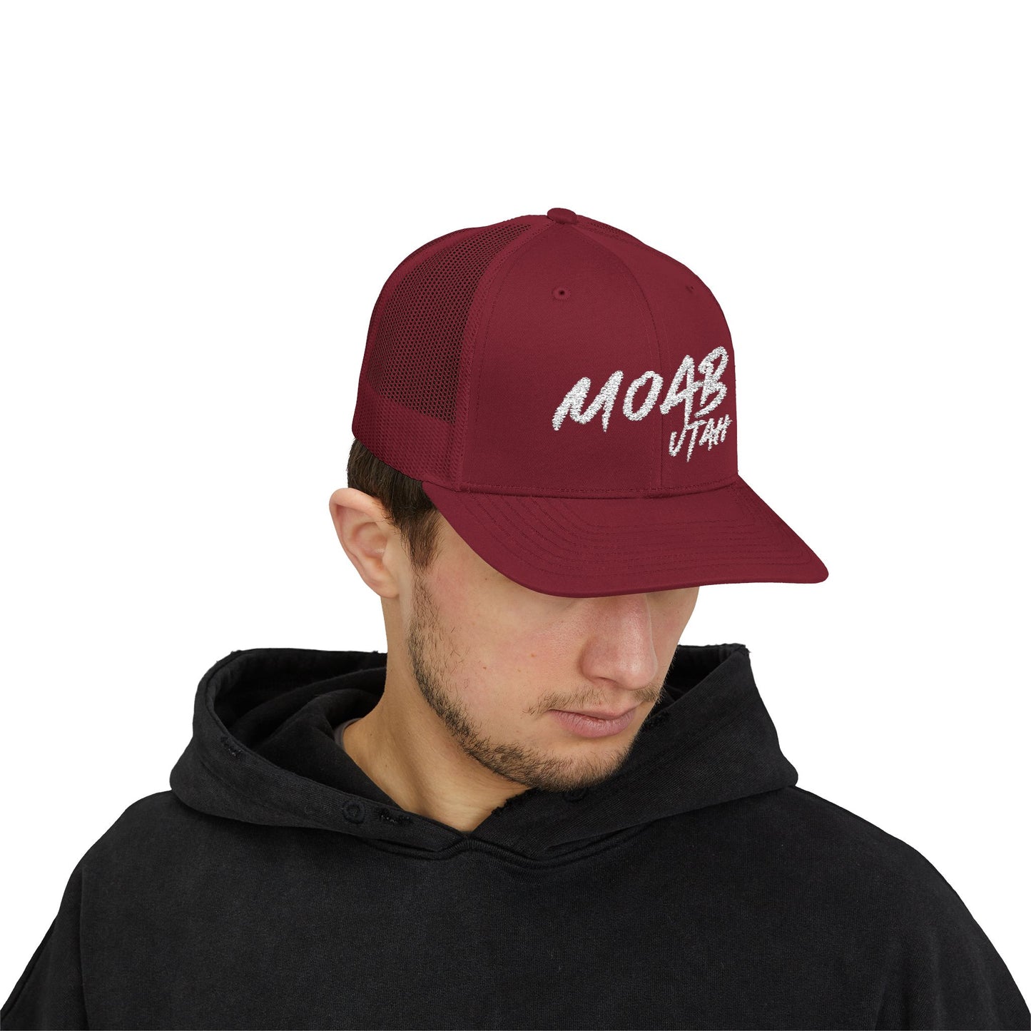 Moab Utah Snapback Trucker Cap – Stylish Outdoor Hat for Adventure Lovers