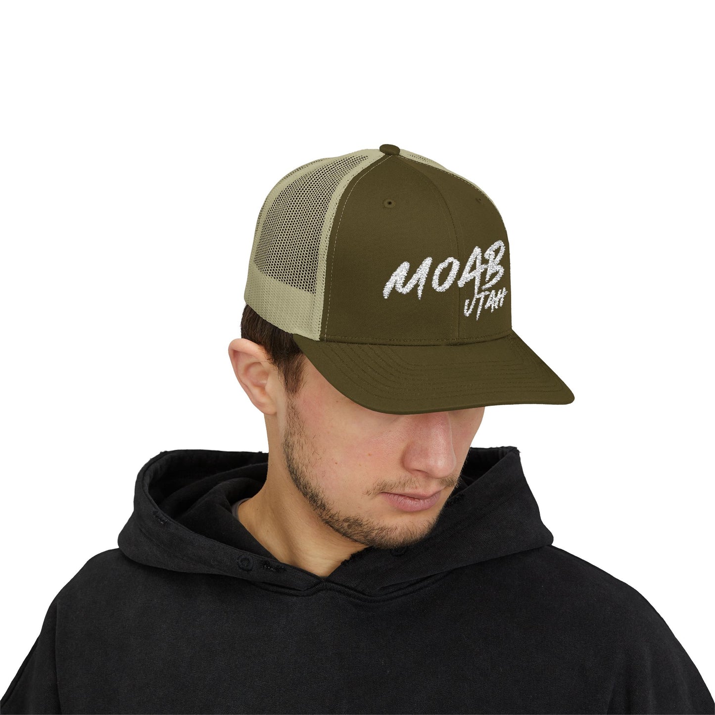 Moab Utah Snapback Trucker Cap – Stylish Outdoor Hat for Adventure Lovers