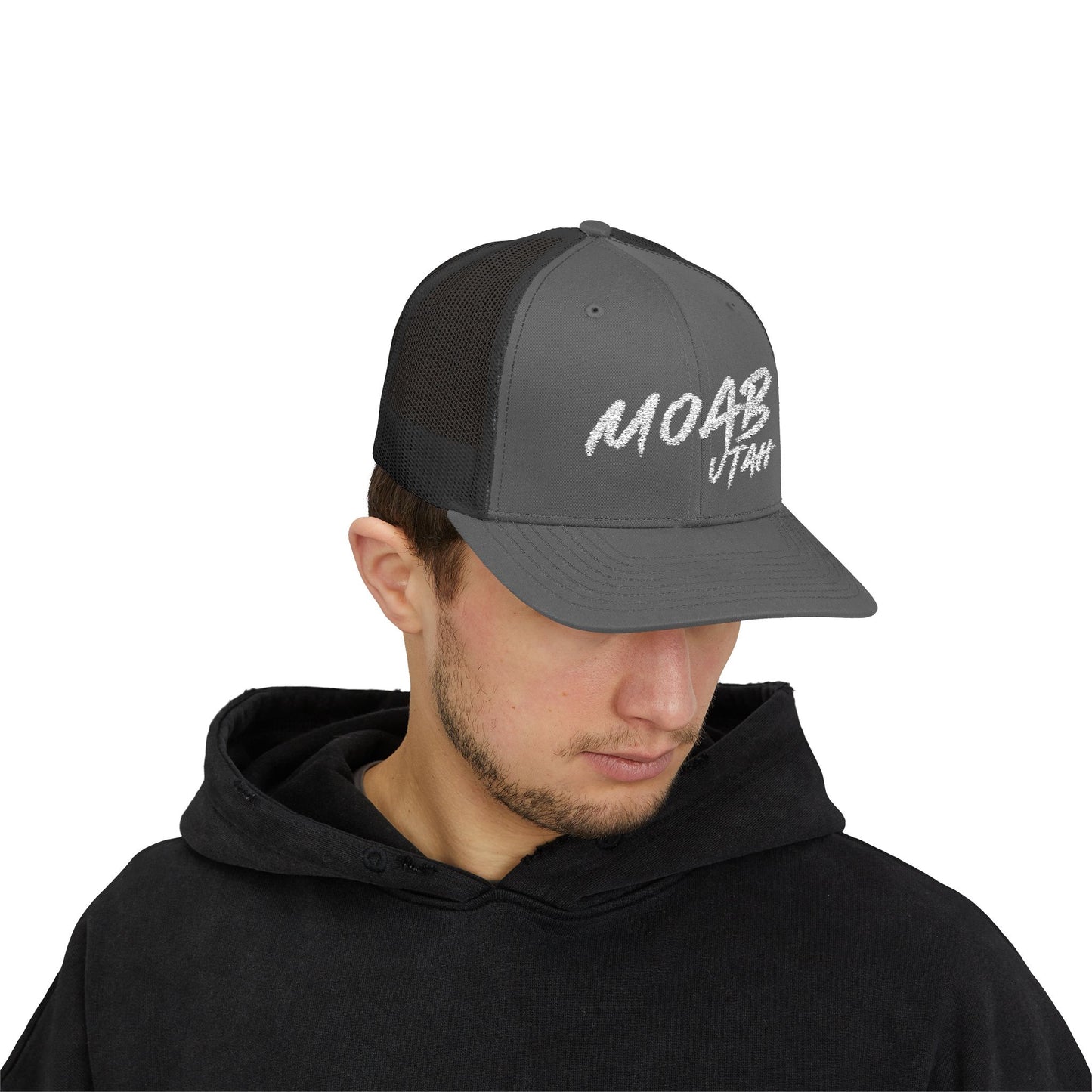 Moab Utah Snapback Trucker Cap – Stylish Outdoor Hat for Adventure Lovers
