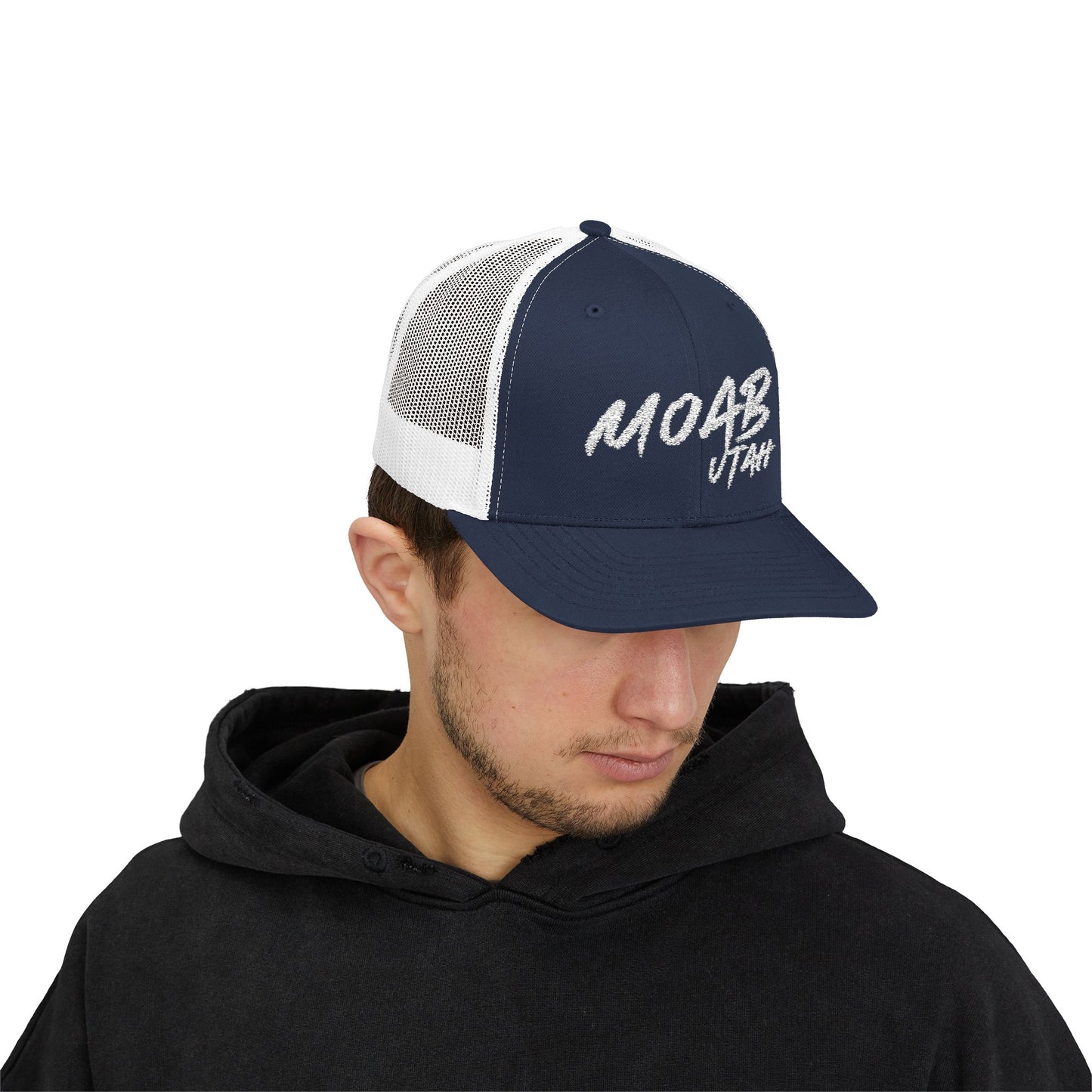 Moab Utah Snapback Trucker Cap – Stylish Outdoor Hat for Adventure Lovers
