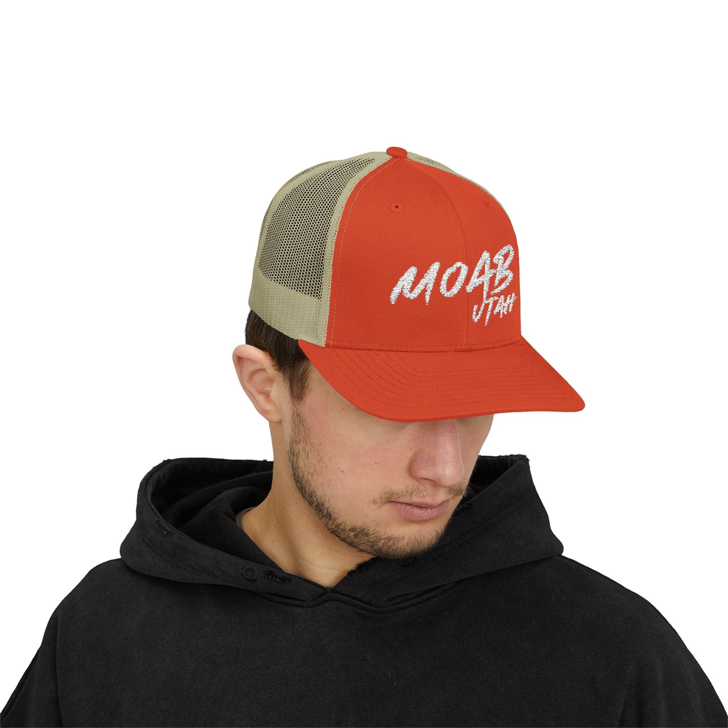 Moab Utah Snapback Trucker Cap – Stylish Outdoor Hat for Adventure Lovers