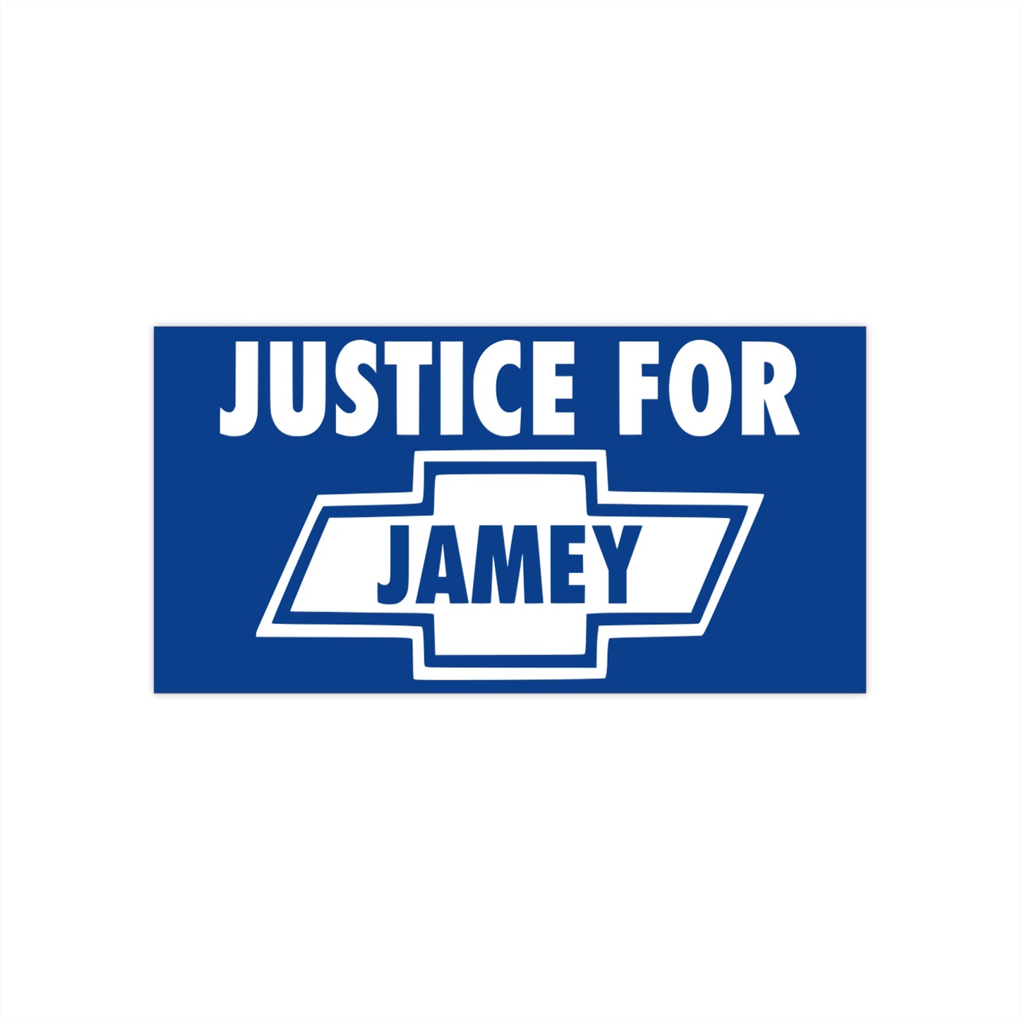 Justice for Jamey Bumper Sticker | Supportive Car Decal