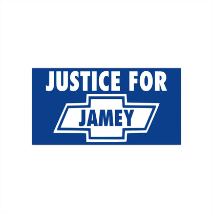 Justice for Jamey Bumper Sticker | Supportive Car Decal