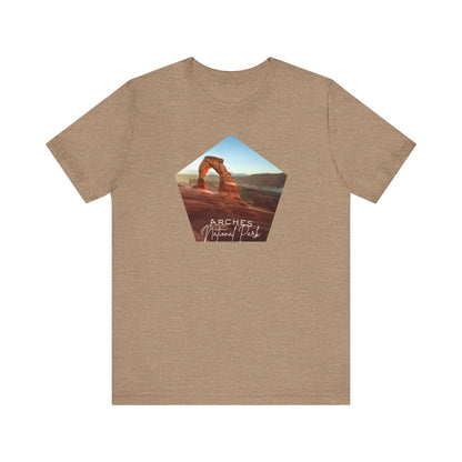 Arches National Park Unisex Jersey Tee - Nature Photography Shirt