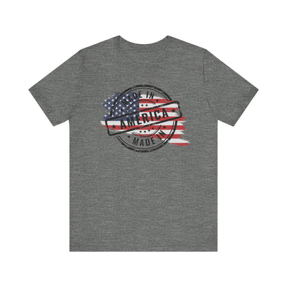 Made in America Unisex Jersey Tee | Perfect for Patriotic Celebrations