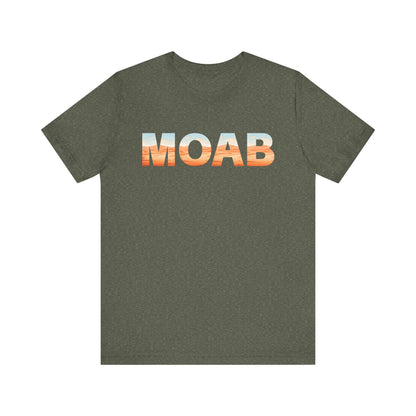 MOAB Sunset Unisex Jersey Short Sleeve Tee - Perfect for Adventure Lovers