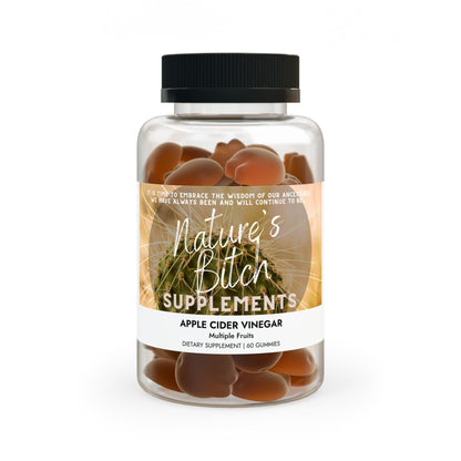 Nature's Bitch Supplements- Apple Cider Vinegar Gummies (60 Gummies)