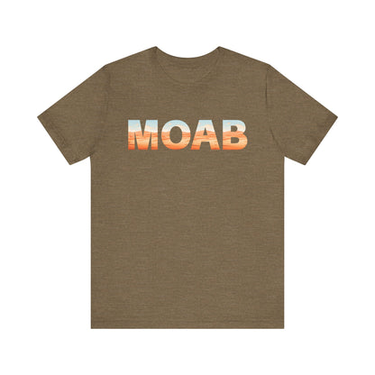 MOAB Sunset Unisex Jersey Short Sleeve Tee - Perfect for Adventure Lovers