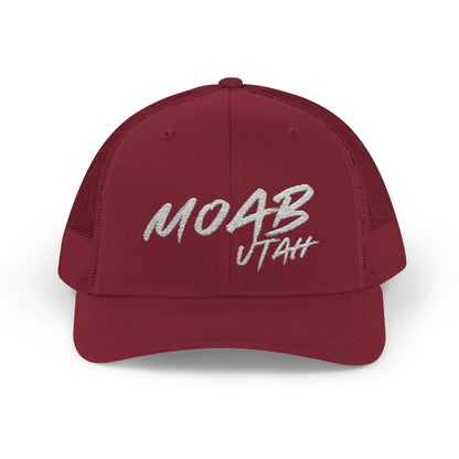 Moab Utah Snapback Trucker Cap – Stylish Outdoor Hat for Adventure Lovers