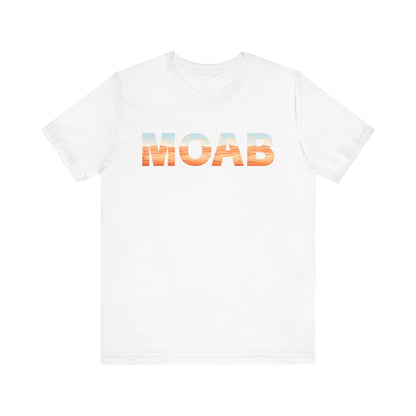 MOAB Sunset Unisex Jersey Short Sleeve Tee - Perfect for Adventure Lovers