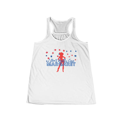 Don't Really Care- Women's Flowy Racerback Tank