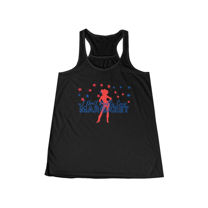Don't Really Care- Women's Flowy Racerback Tank
