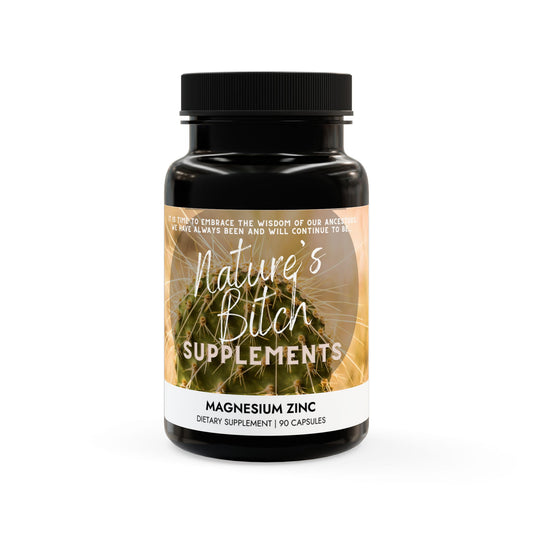Nature's Bitch Supplements- Magnesium Zinc Supplement (90 Capsules)