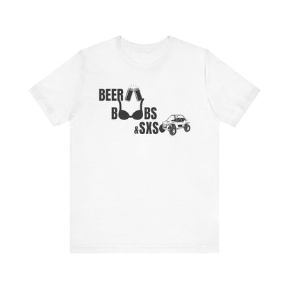 Funny Beer & Boobs Unisex Jersey Tee