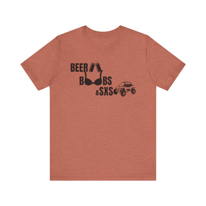 Funny Beer & Boobs Unisex Jersey Tee