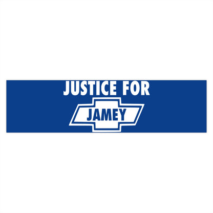 Justice for Jamey Bumper Sticker | Supportive Car Decal