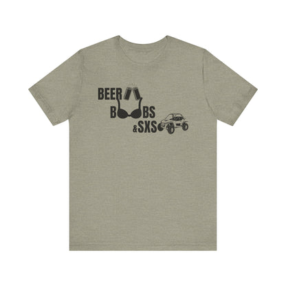 Funny Beer & Boobs Unisex Jersey Tee