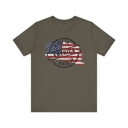 Made in America Unisex Jersey Tee | Perfect for Patriotic Celebrations