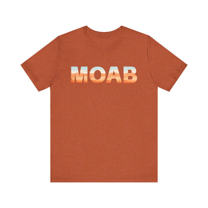 MOAB Sunset Unisex Jersey Short Sleeve Tee - Perfect for Adventure Lovers