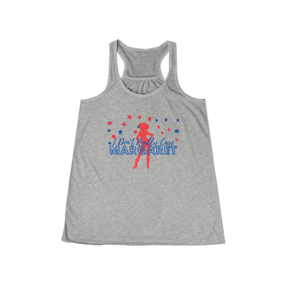 Don't Really Care- Women's Flowy Racerback Tank