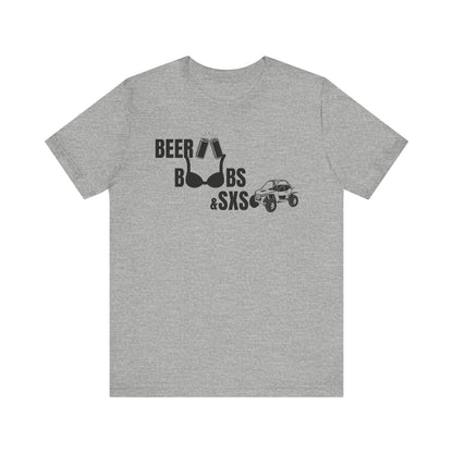 Funny Beer & Boobs Unisex Jersey Tee