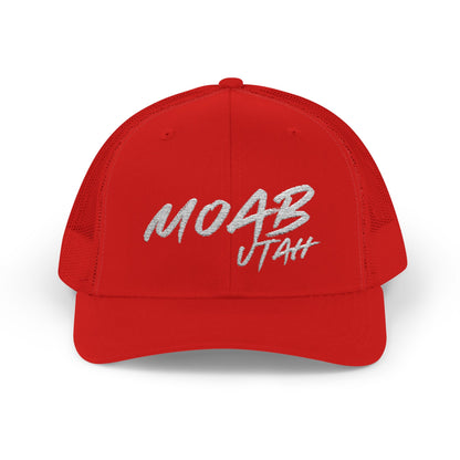 Moab Utah Snapback Trucker Cap – Stylish Outdoor Hat for Adventure Lovers