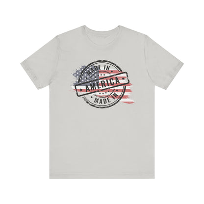 Made in America Unisex Jersey Tee | Perfect for Patriotic Celebrations