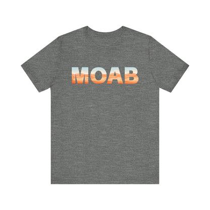 MOAB Sunset Unisex Jersey Short Sleeve Tee - Perfect for Adventure Lovers