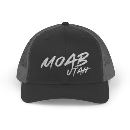 Moab Utah Snapback Trucker Cap – Stylish Outdoor Hat for Adventure Lovers