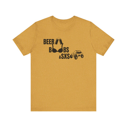 Funny Beer & Boobs Unisex Jersey Tee