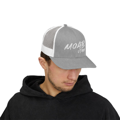 Moab Utah Snapback Trucker Cap – Stylish Outdoor Hat for Adventure Lovers