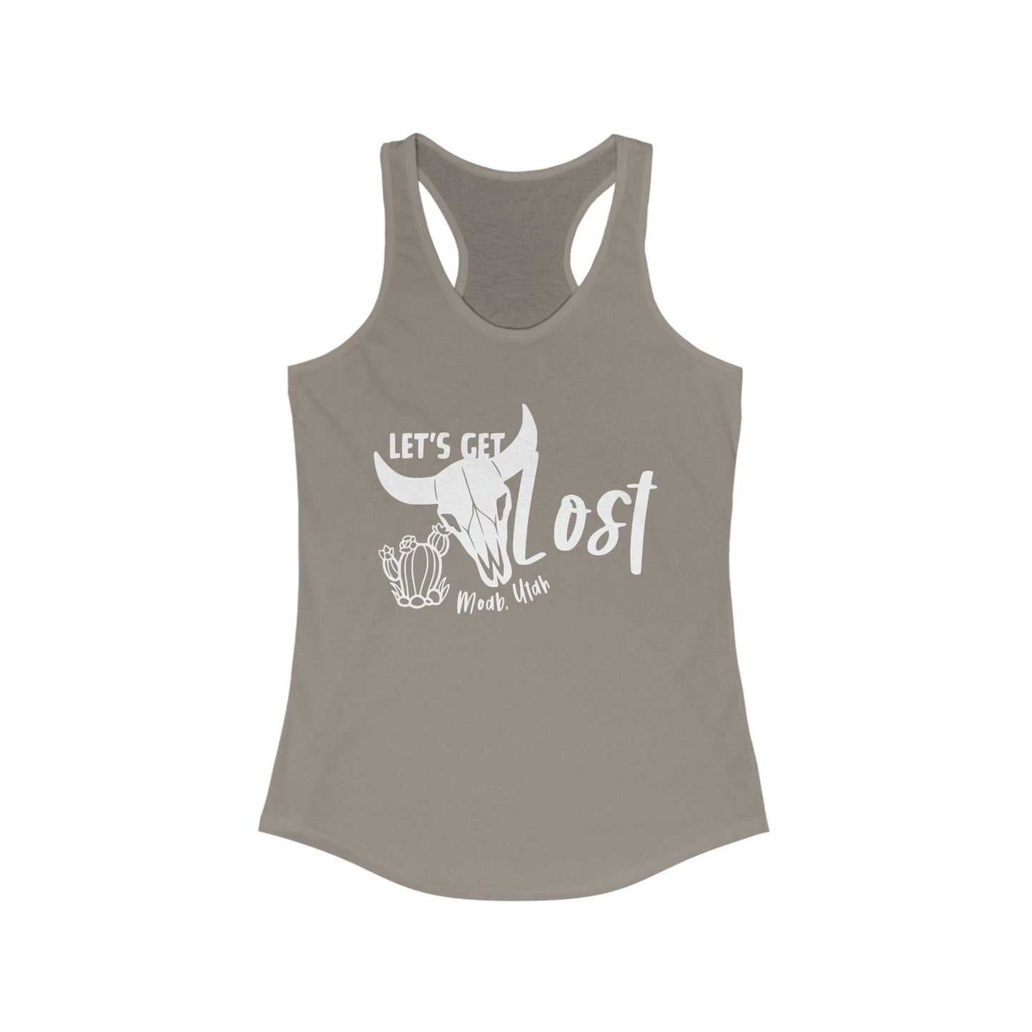 Moab-Let's Get Lost Racerback Tank