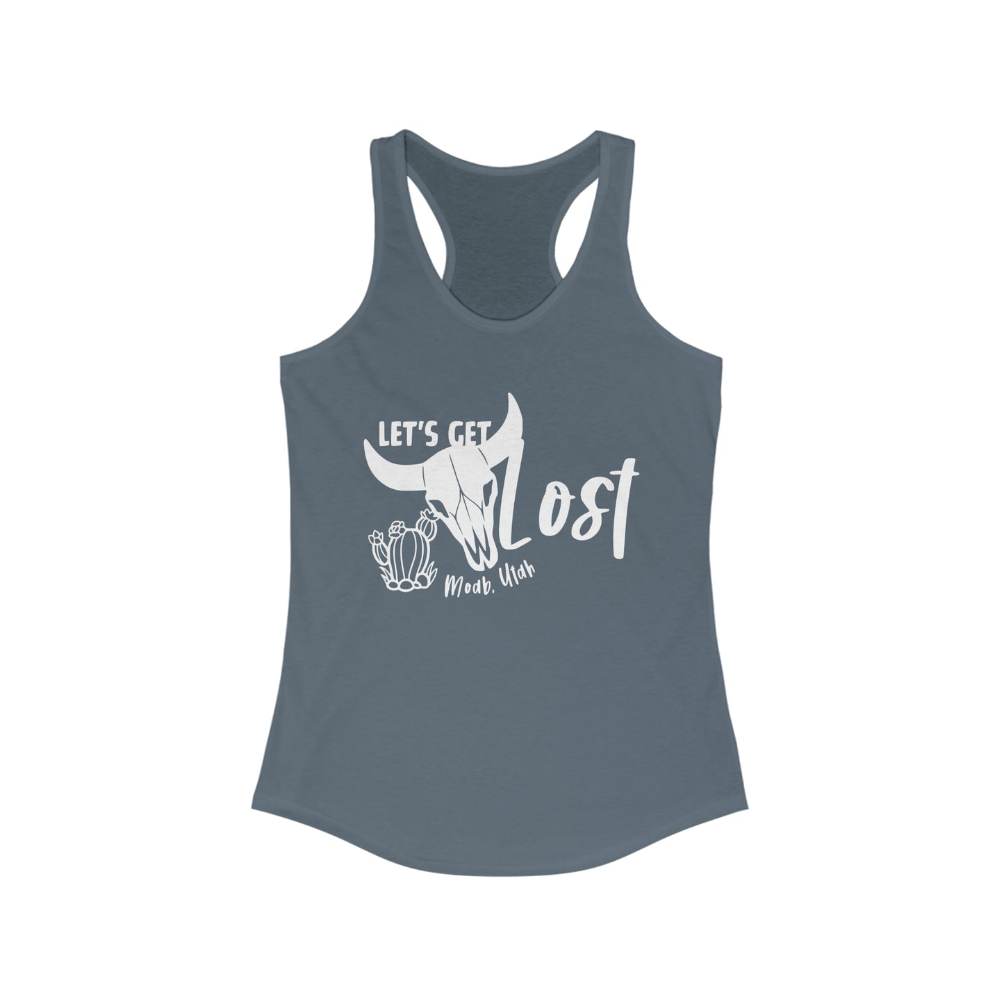 Moab-Let's Get Lost Racerback Tank