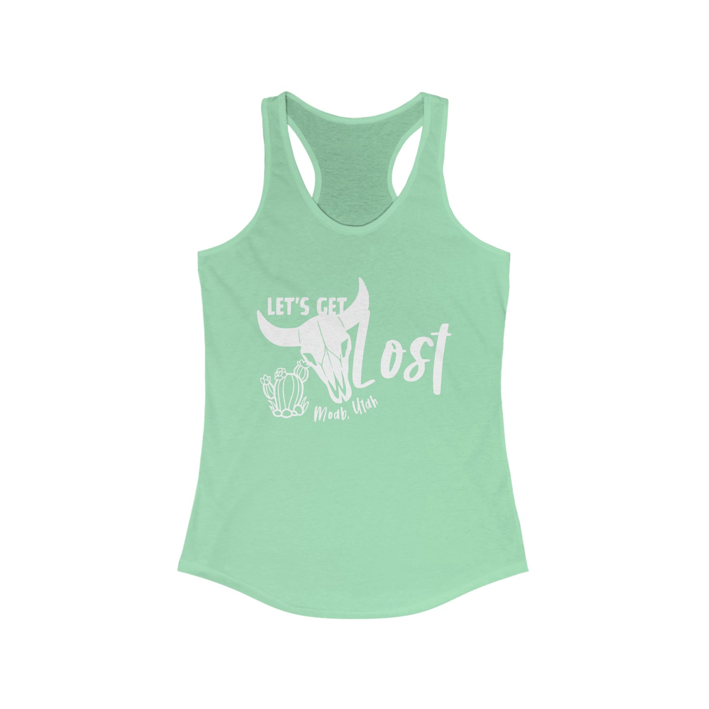 Moab-Let's Get Lost Racerback Tank