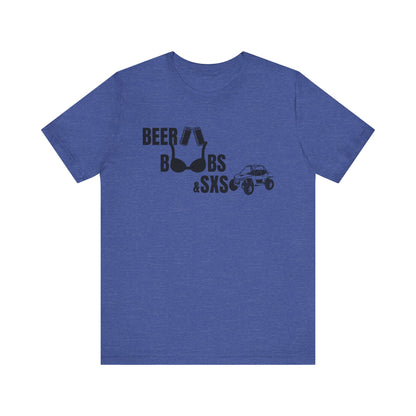 Funny Beer & Boobs Unisex Jersey Tee