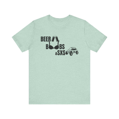 Funny Beer & Boobs Unisex Jersey Tee
