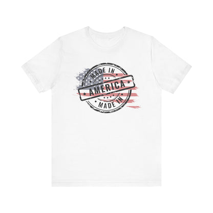 Made in America Unisex Jersey Tee | Perfect for Patriotic Celebrations