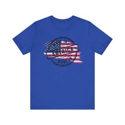 Made in America Unisex Jersey Tee | Perfect for Patriotic Celebrations