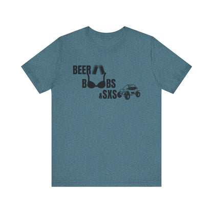 Funny Beer & Boobs Unisex Jersey Tee
