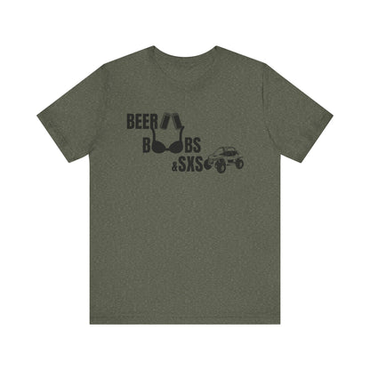Funny Beer & Boobs Unisex Jersey Tee