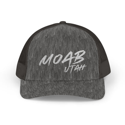 Moab Utah Snapback Trucker Cap – Stylish Outdoor Hat for Adventure Lovers