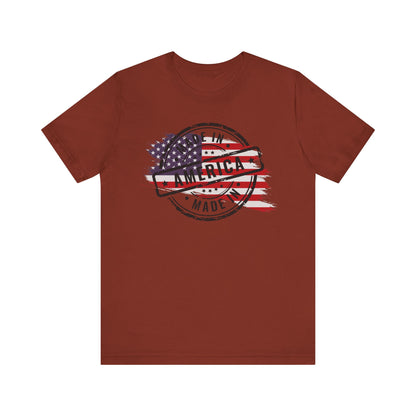 Made in America Unisex Jersey Tee | Perfect for Patriotic Celebrations