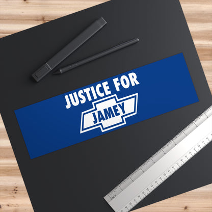 Justice for Jamey Bumper Sticker | Supportive Car Decal