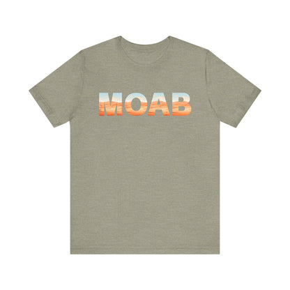 MOAB Sunset Unisex Jersey Short Sleeve Tee - Perfect for Adventure Lovers