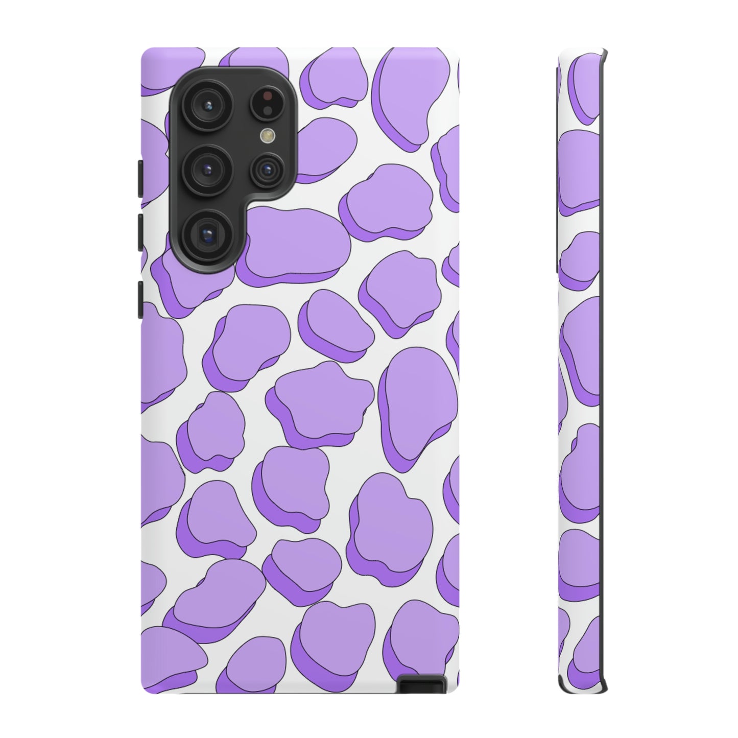 Purple Pattern Tough Phone Cases