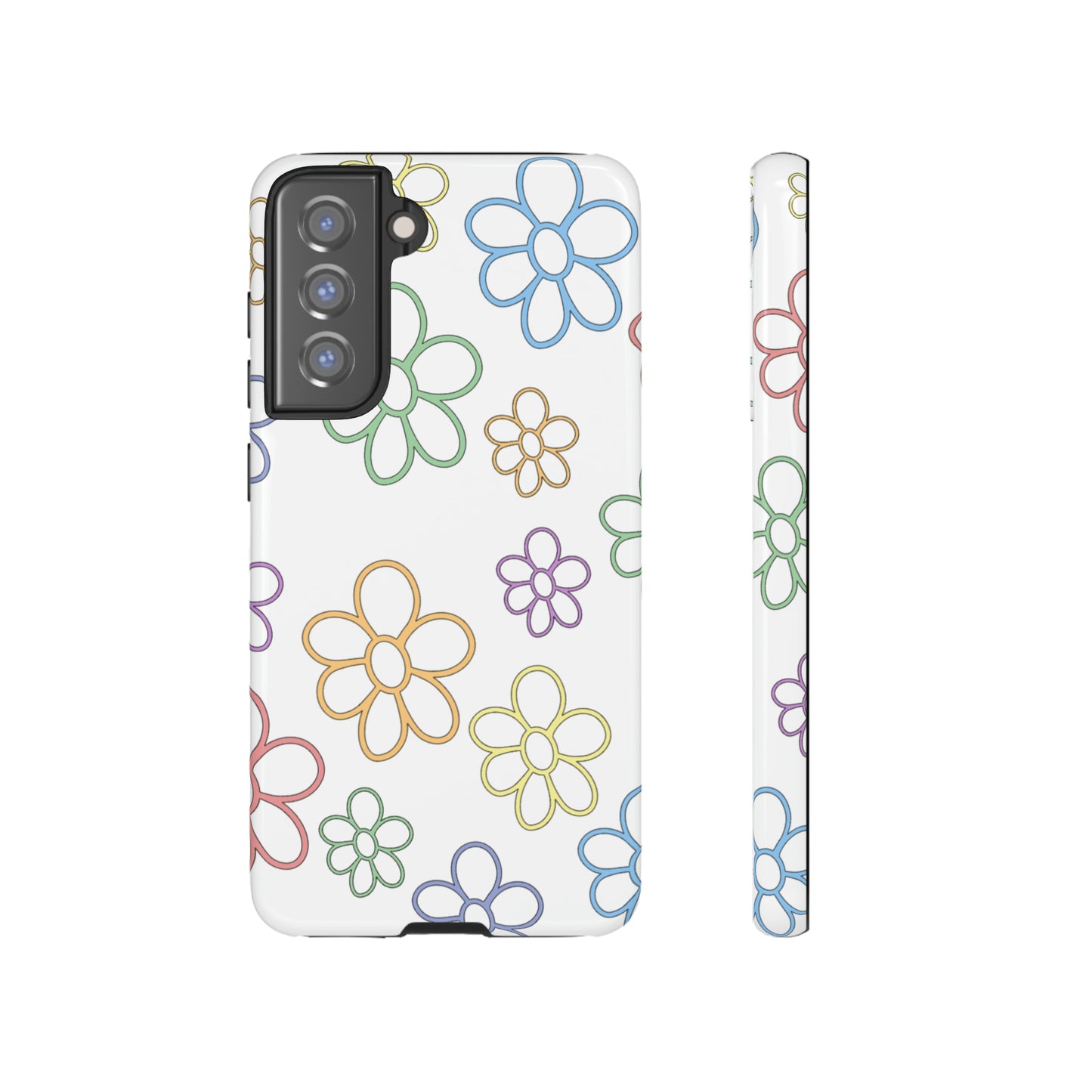 Neon Flower Tough Phone Cases